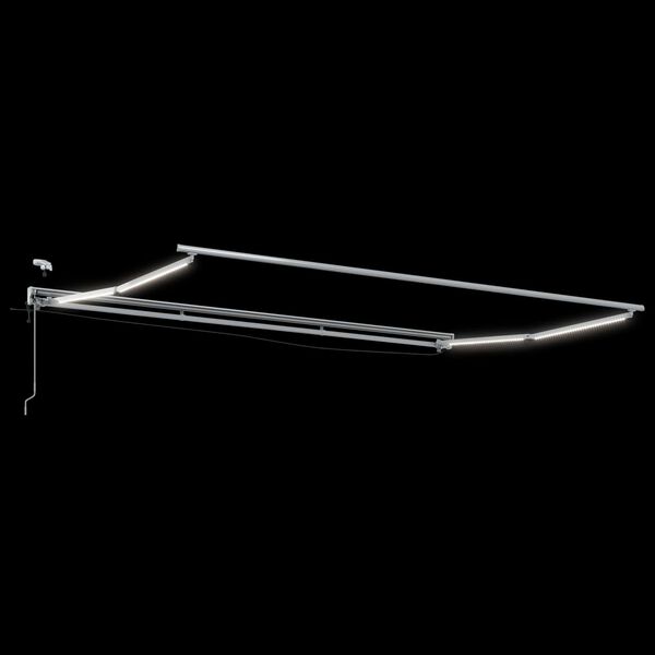 vidaXL Auvent r&eacute;tractable &eacute;lectrique Cr&egrave;me 4 &times; 3,5 m