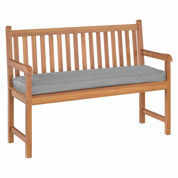 vidaXL Coussin pour banc de palette Gris 140 x 40 x 8 cm Tissu Oxford