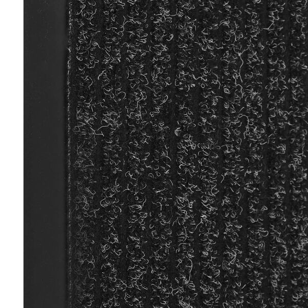 vidaXL Paillasson rayé Anthracite 40x60 cm