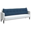 vidaXL Coussin de Dos Bleu 200 x 24 x 50 cm tissu