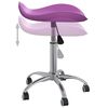 vidaXL Chaise de bureau Violet Similicuir