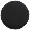 vidaXL Coussins de si&egrave;ge 2 pcs Noir &Oslash; 40 x 13 cm Velours