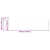 vidaXL Auvent lat&eacute;ral r&eacute;tractable de patio 100x500 cm Marron