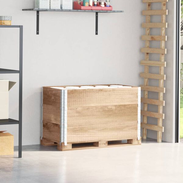 vidaXL Colliers de palette 3 pcs 100x50 cm bois de pin solide