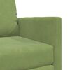vidaXL Canap&eacute;-Lit Vert clair 74 x 77 x 81 cm Velours