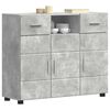 vidaXL Cabinet en Bois avec tiroir Gris b&eacute;ton 88,5 x 30,5 x 73 cm