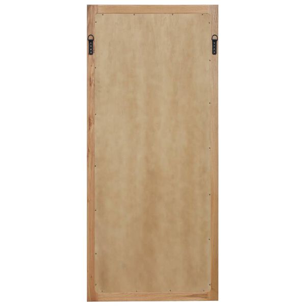 vidaXL Miroir 50x140 cm Bois de ch&ecirc;ne massif