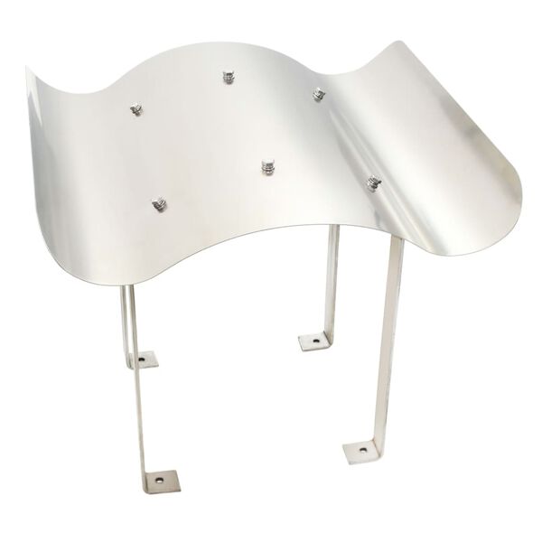 vidaXL Capot de chemin&eacute;e Acier inoxydable 60 x 60 x 38 cm