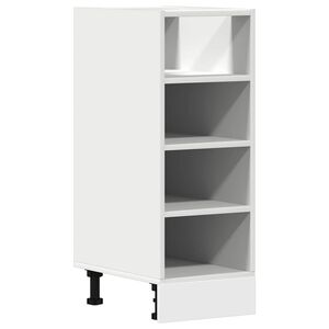 vidaXL Meuble bas "Riga" Blanc 30&nbsp;x&nbsp;44,5&nbsp;x&nbsp;81,5&nbsp;cm Bois d'ing&eacute;nierie