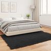 vidaXL Tapis en fausse Tafalla Noir 120 x 170 cm Polyester