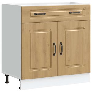 vidaXL Armoire de cuisine Kalmar ch&ecirc;ne artisanal bois d'ing&eacute;nierie