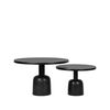 LABEL51 Ensemble de 2 tables basses Wink Noir