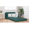 vidaXL Canapé-Lit Vert foncé 124 x 71 x 78 cm Velours