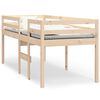 vidaXL Lit haut sans matelas 90x200 cm bois de pin massif