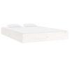 vidaXL Cadre de lit sans matelas blanc bois massif 160x200 cm