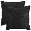 vidaXL Housse de coussin 6 pc HOUTEN Anthracite 35 x 35 cm