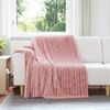 vidaXL Couvertures &agrave; jeter 6 pcs Rose 200 x 150 cm Toison
