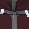 vidaXL Toile sup&eacute;rieure double de belv&eacute;d&egrave;re 310 g/m&sup2; 3x3 m Bordeaux