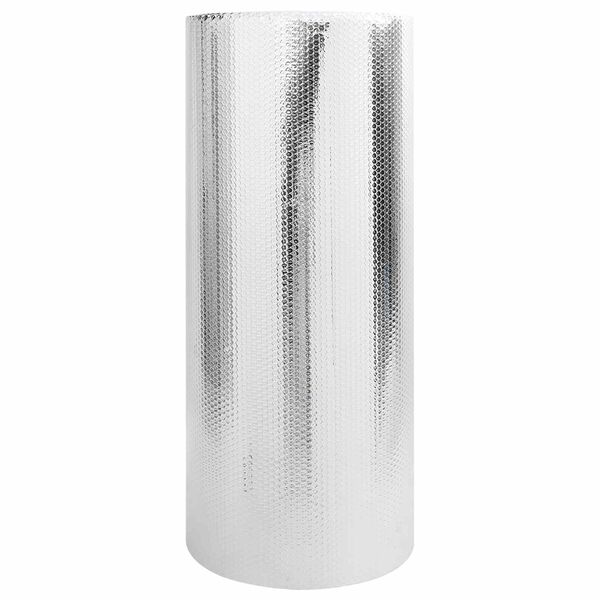 vidaXL R&eacute;flecteur de chaleur pour radiateur Argent&eacute; 15 x 1 m