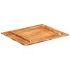 vidaXL Dessus de table bois massif d'acacia 15-16 mm 60x70 cm