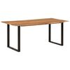 vidaXL Table de salle à manger 180x90x76 cm Bois d'acacia massif