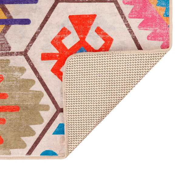 vidaXL Tapis lavable multicolore 80x150 cm