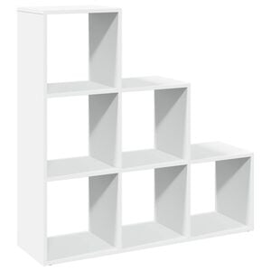 vidaXL Biblioth&egrave;que s&eacute;parateur de pi&egrave;ce &agrave; 3 niveaux blanc 99x29x99 cm