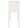 vidaXL Jardinières 2 pcs Blanc 70x31x70 cm Bois de pin massif