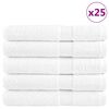 vidaXL Serviettes de qualit&eacute; sup&eacute;rieure SOLUND 25 pcs blanc 600 g/m&sup2;