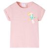 vidaXL T-shirt pour enfants rose clair 116