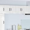 vidaXL Armoire de cuisine 2 pcs Blanc brillant 60 x 31 x 40 cm