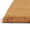 vidaXL Tapis de porte naturel 100x200 cm fibre de coco touffet&eacute;