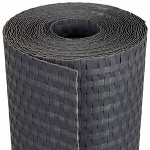 vidaXL &Eacute;cran de balcon Gris fonc&eacute; 500 x 90 cm polyrotin