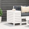 vidaXL Repose-pied de jardin blanc 62x31,5x52 cm bois de pin massif