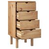 vidaXL Commode OTTA 45x39x90 cm bois de pin massif