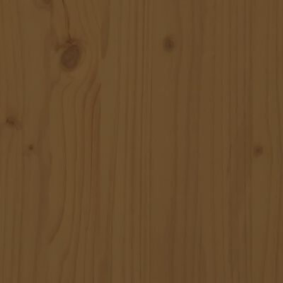 vidaXL Lit pour personne âgée marron miel 100x200cm bois de pin massif