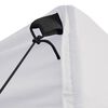 vidaXL Tente de r&eacute;ception pliable avec 4 parois 2x2 m Acier Blanc