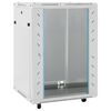 vidaXL Coffret de r&eacute;seau avec pieds pivotants 15U 19" IP20 60x45x86 cm