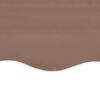 vidaXL Tissu de remplacement pour auvent Marron 4,5x3,5 m
