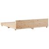 vidaXL Cadre de lit sans matelas 200x200 cm bois massif de pin