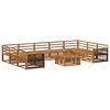 vidaXL Ensemble de canap&eacute;s d'ext&eacute;rieur 10 pc Naturel