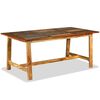 vidaXL Table de salle &agrave; manger Bois de r&eacute;cup&eacute;ration massif 180 cm