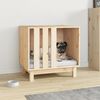 vidaXL Niche pour chien 60x45x57 cm Bois de pin massif