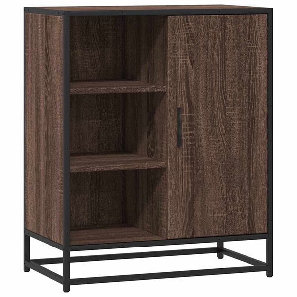 vidaXL Buffet chêne marron 62x35x76 cm bois d'ingénierie