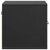 vidaXL Armoire murale Noir 31,5x30x30 cm Bois de pin massif
