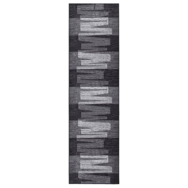 vidaXL Tapis de couloir antid&eacute;rapant Anthracite 67x250 cm