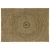 vidaXL Tapis de zone Naturel et noir 140 x 200 cm Jute