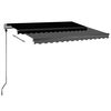 vidaXL Auvent automatique sur pied 350x250 cm Anthracite