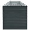 vidaXL Lit surélevé de jardin Acier galvanisé 480x80x77 cm Anthracite