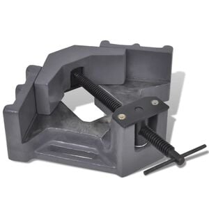 vidaXL &Eacute;tau d'angle de perceuse &agrave; pression manuelle 115 mm